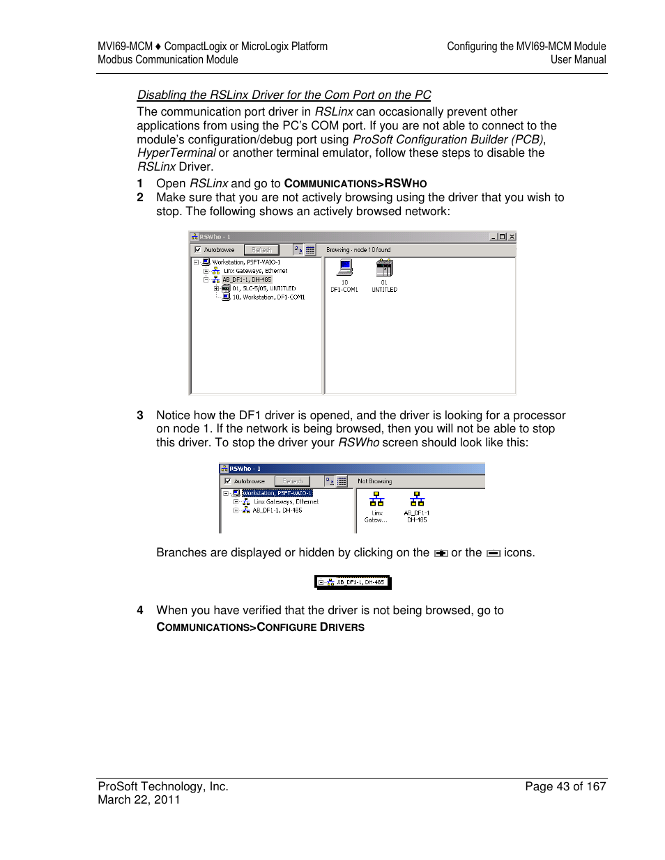 ProSoft Technology MVI69-MCM User Manual | Page 43 / 167