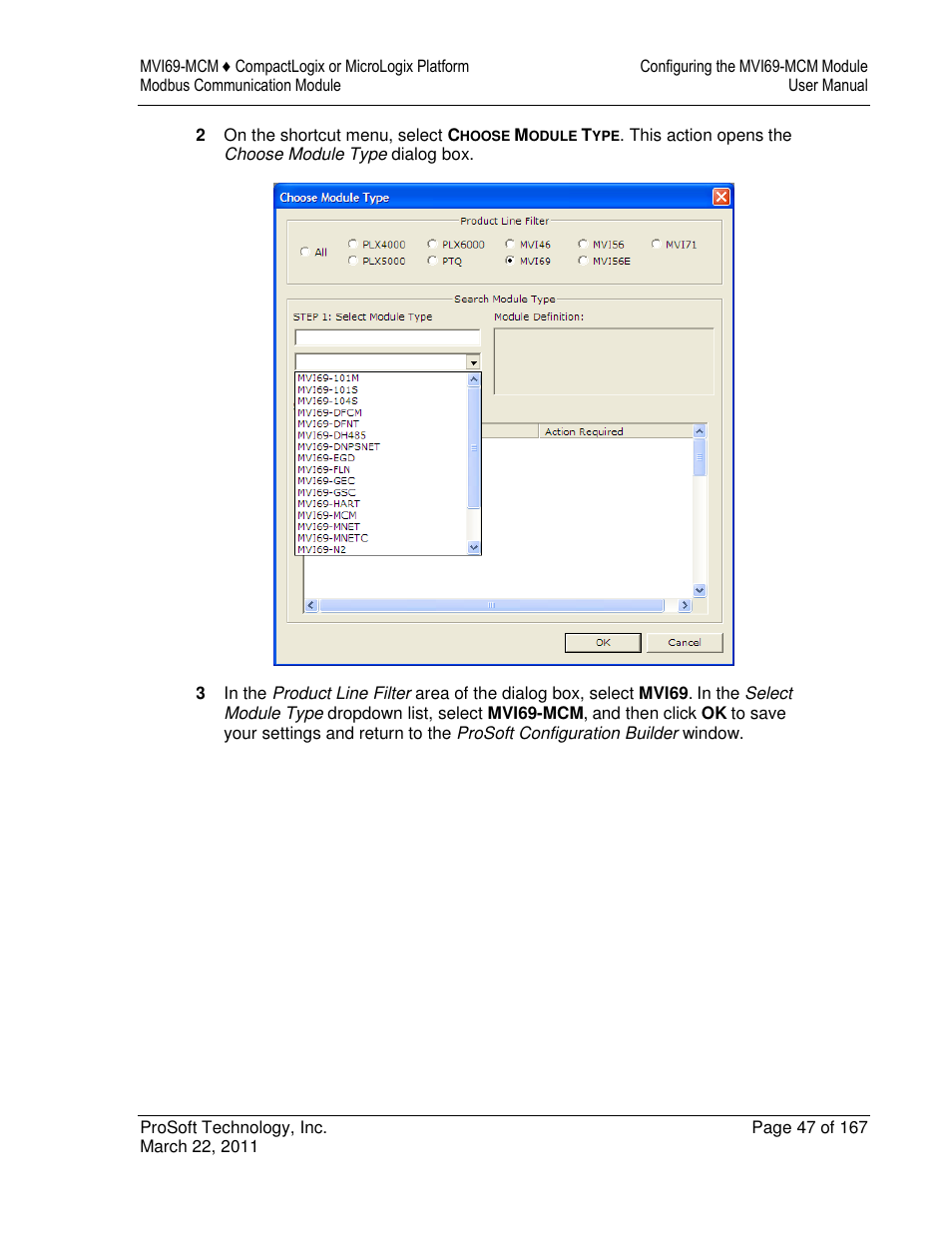 ProSoft Technology MVI69-MCM User Manual | Page 47 / 167