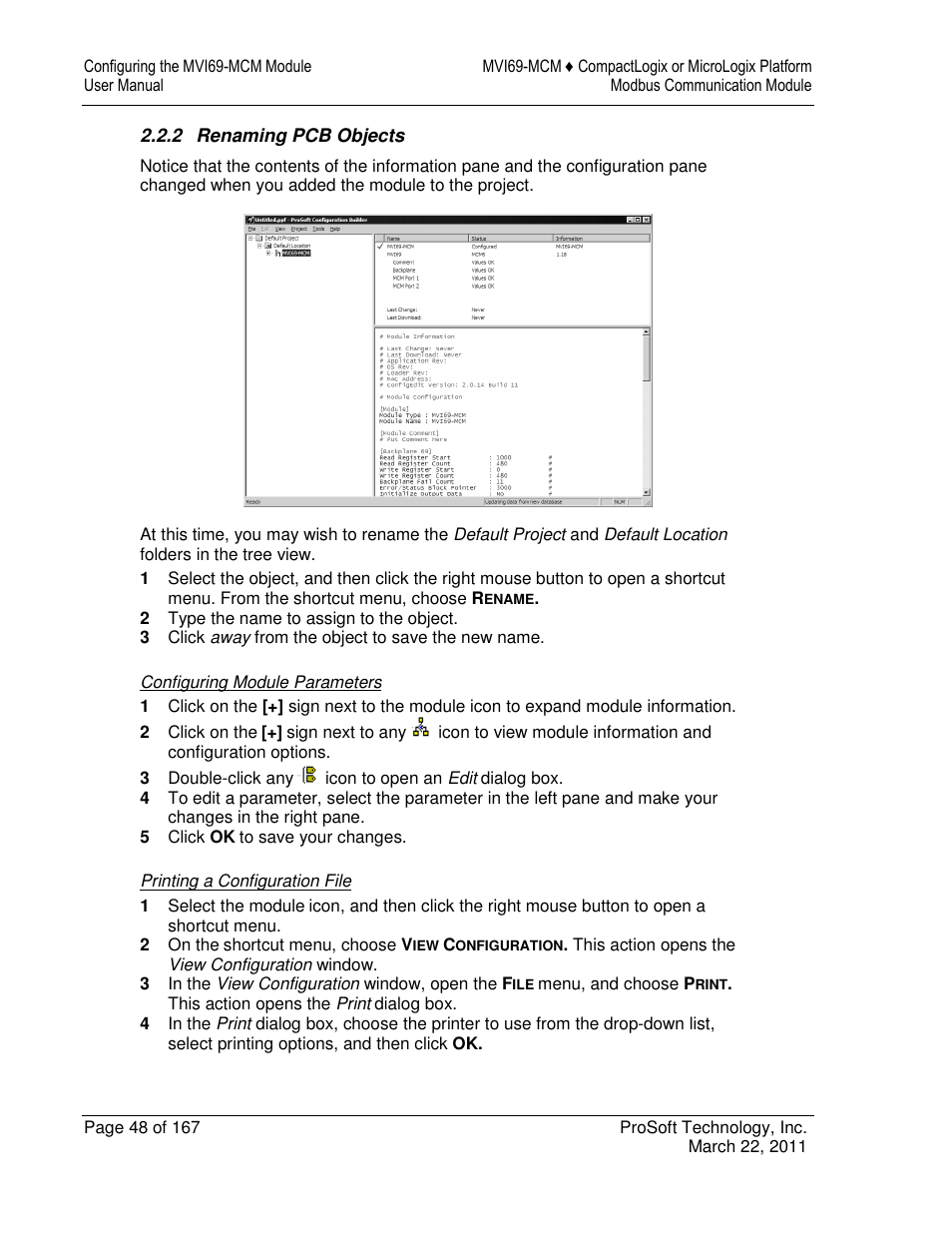 ProSoft Technology MVI69-MCM User Manual | Page 48 / 167