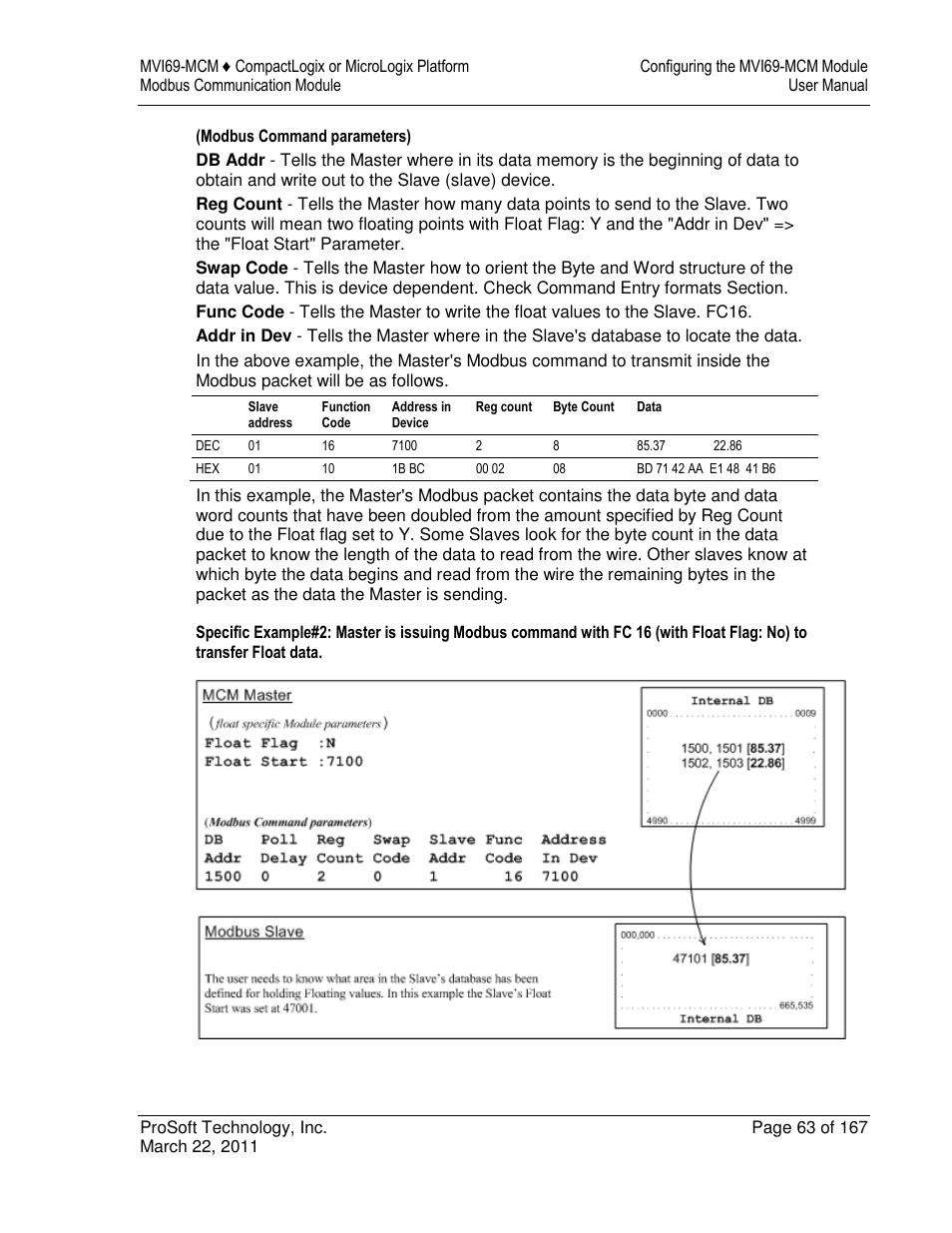 ProSoft Technology MVI69-MCM User Manual | Page 63 / 167