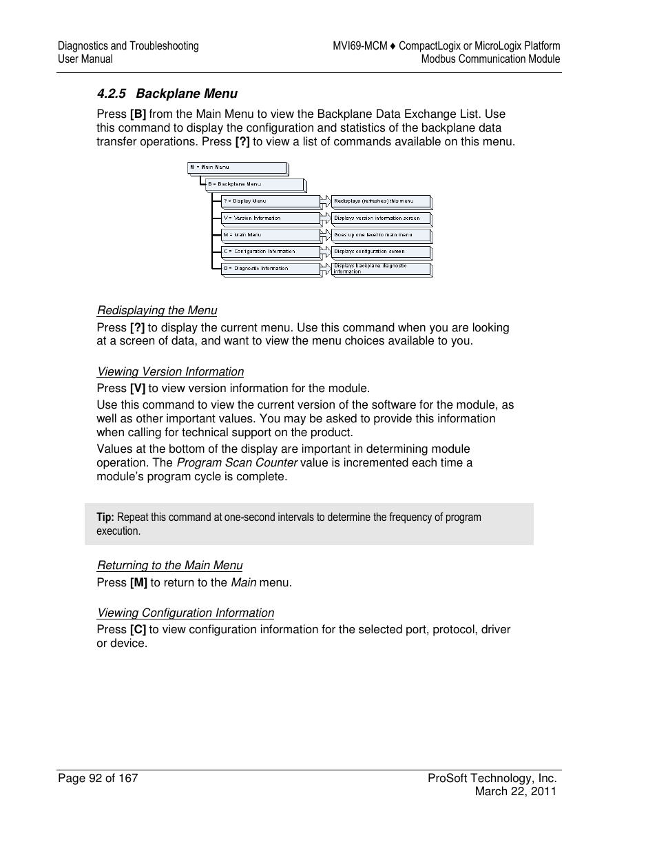 ProSoft Technology MVI69-MCM User Manual | Page 92 / 167
