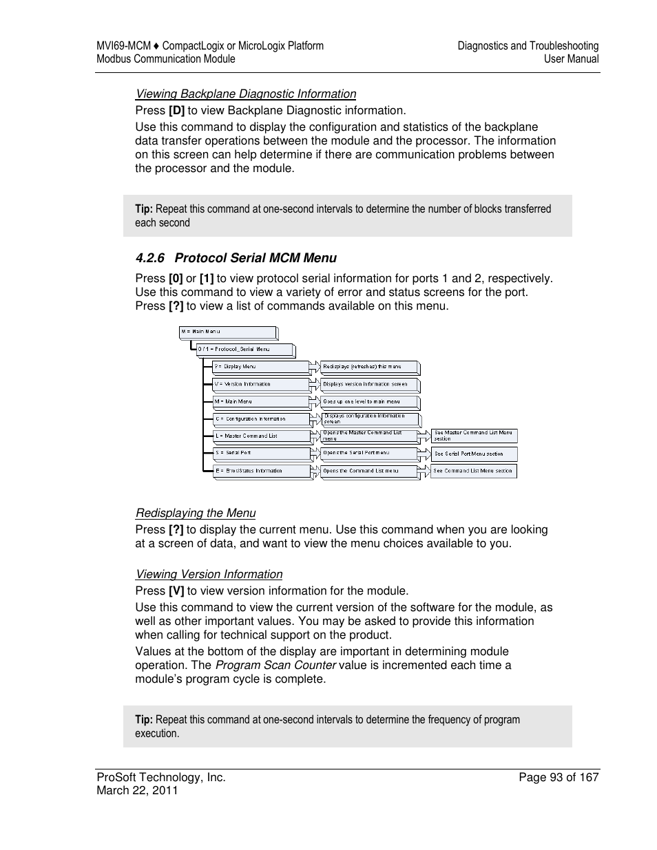 ProSoft Technology MVI69-MCM User Manual | Page 93 / 167