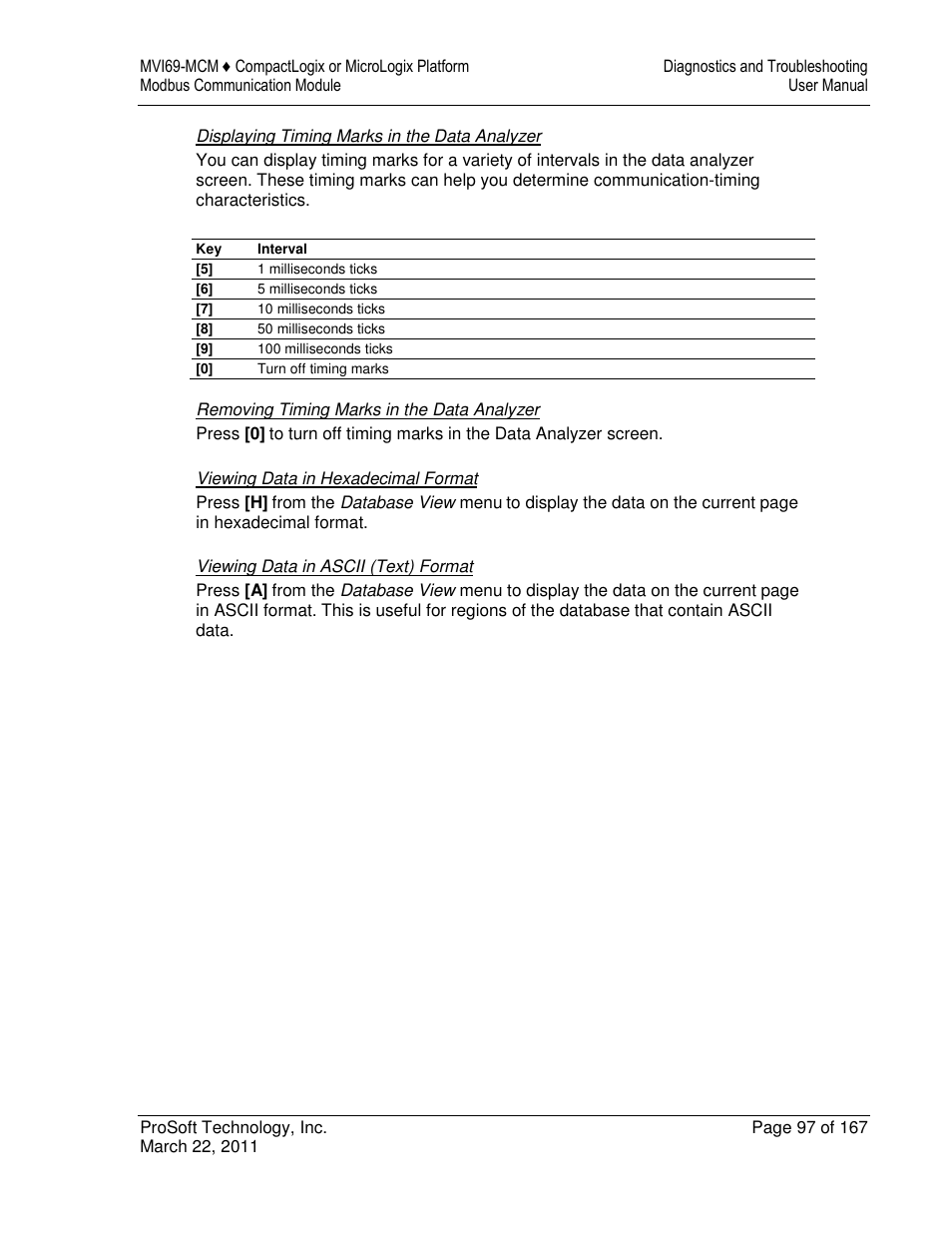 ProSoft Technology MVI69-MCM User Manual | Page 97 / 167
