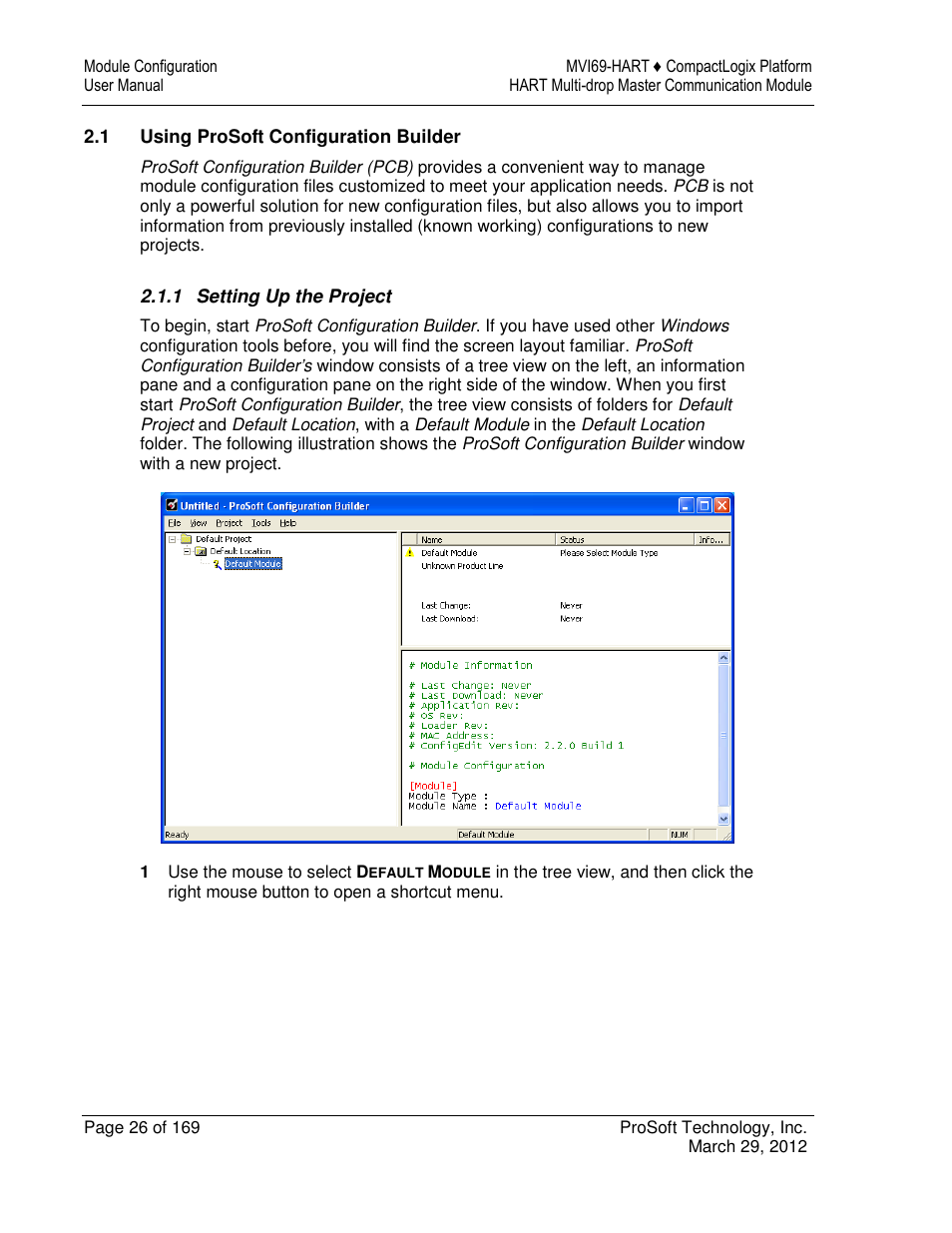 ProSoft Technology MVI69-HART User Manual | Page 26 / 169