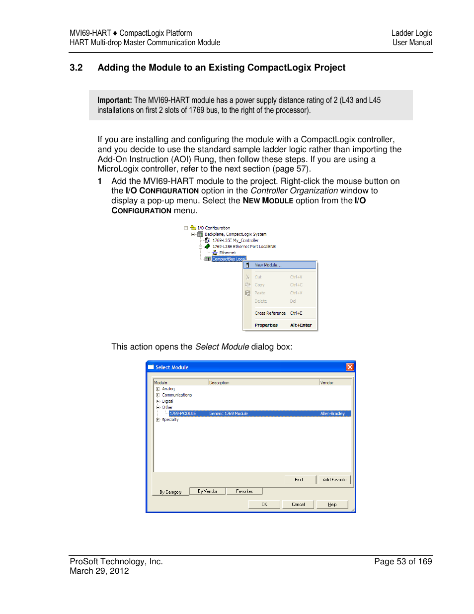 ProSoft Technology MVI69-HART User Manual | Page 53 / 169