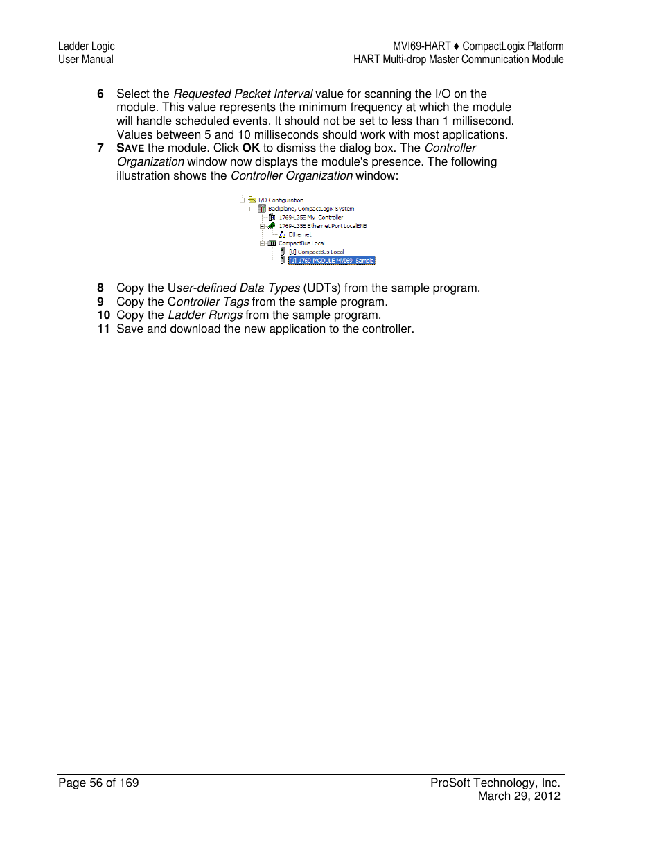 ProSoft Technology MVI69-HART User Manual | Page 56 / 169