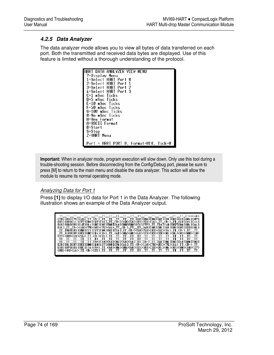 ProSoft Technology MVI69-HART User Manual | Page 74 / 169