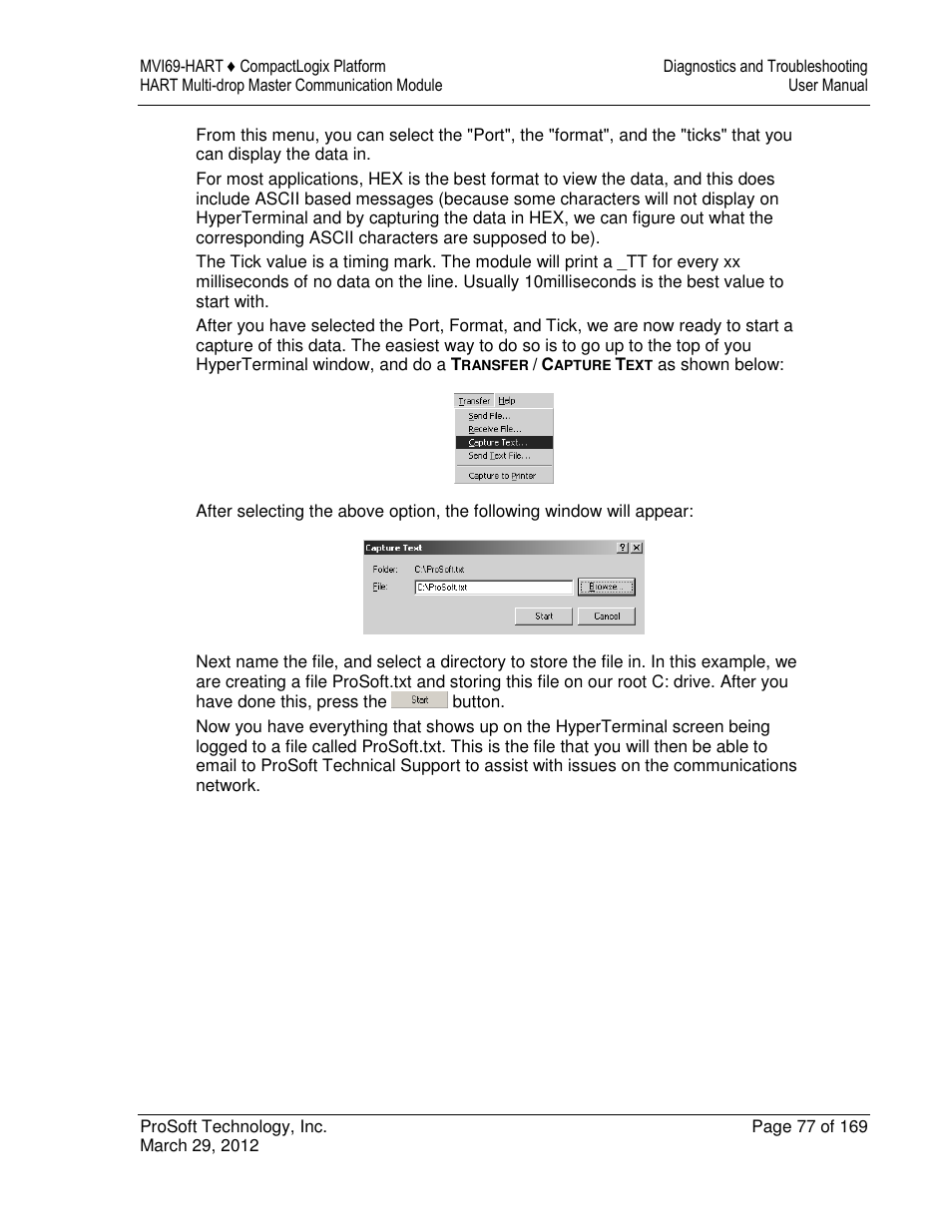 ProSoft Technology MVI69-HART User Manual | Page 77 / 169