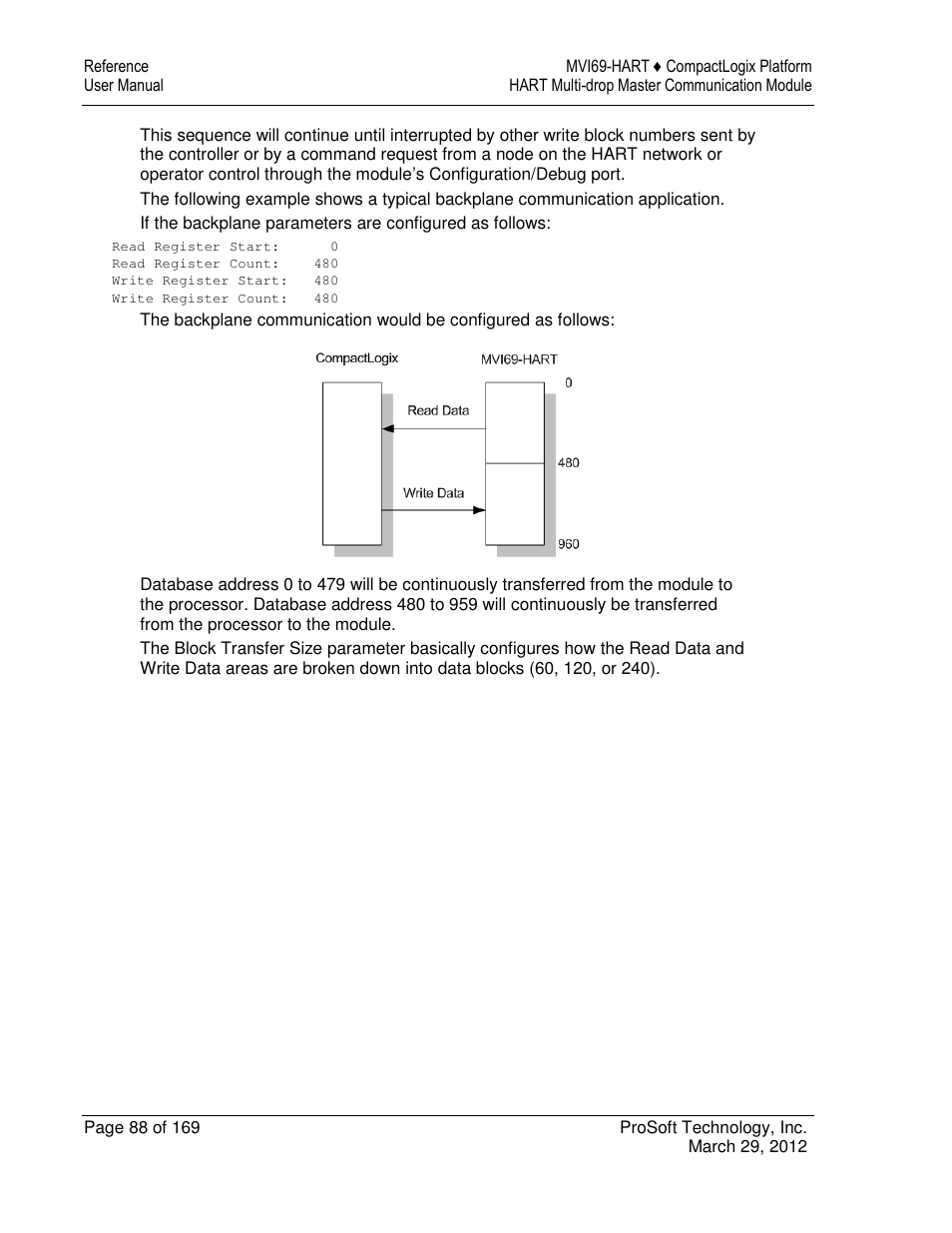 ProSoft Technology MVI69-HART User Manual | Page 88 / 169