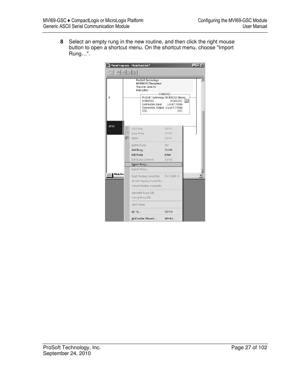ProSoft Technology MVI69-GSC User Manual | Page 27 / 102
