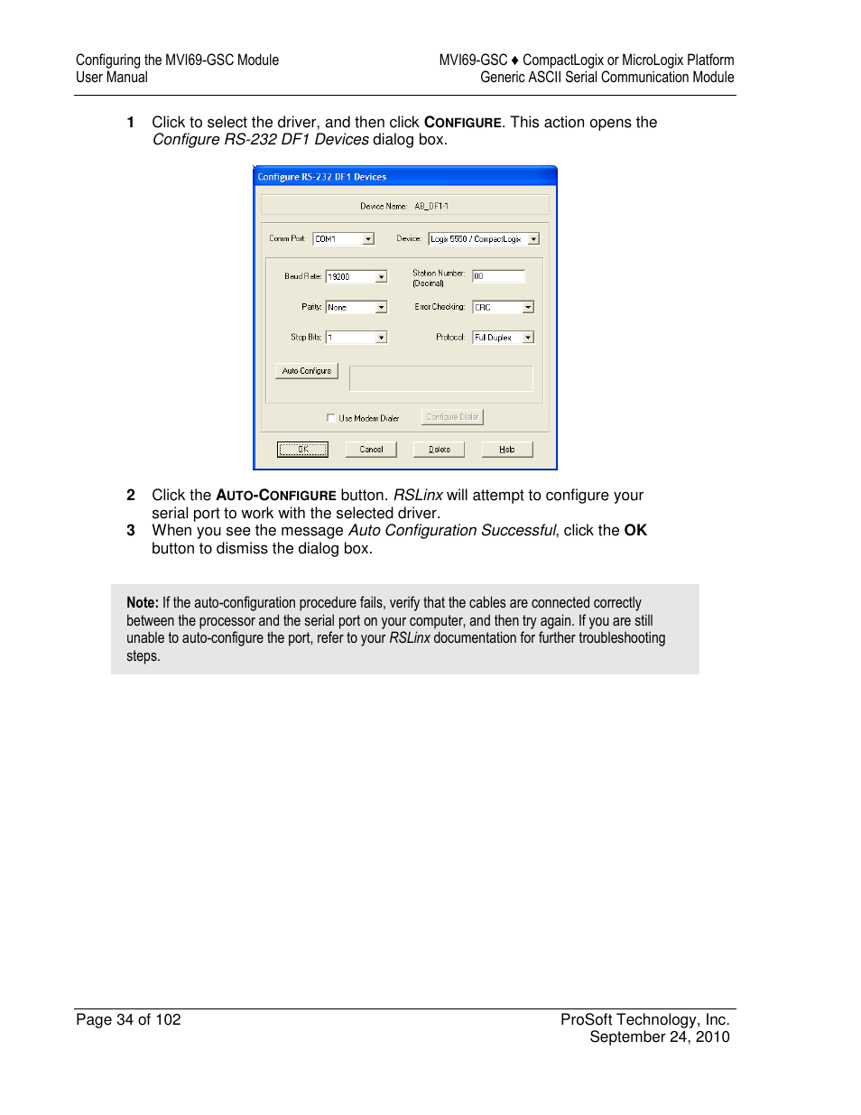 ProSoft Technology MVI69-GSC User Manual | Page 34 / 102