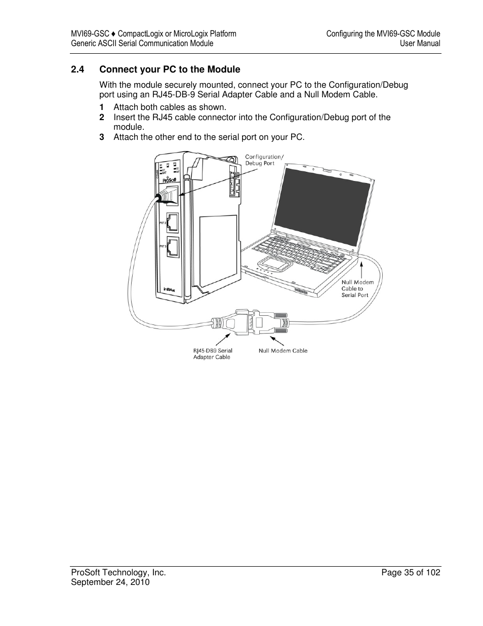 ProSoft Technology MVI69-GSC User Manual | Page 35 / 102
