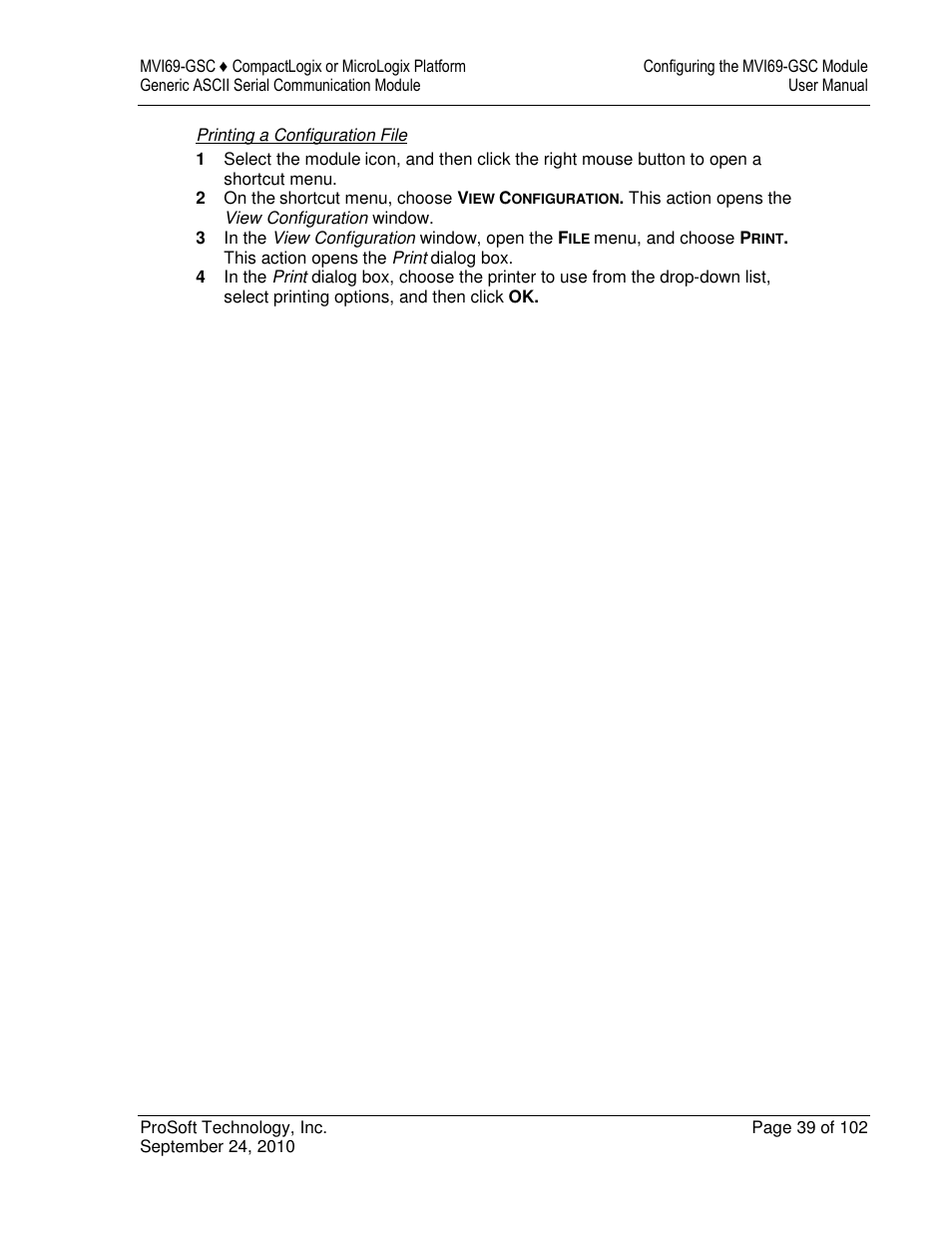 ProSoft Technology MVI69-GSC User Manual | Page 39 / 102