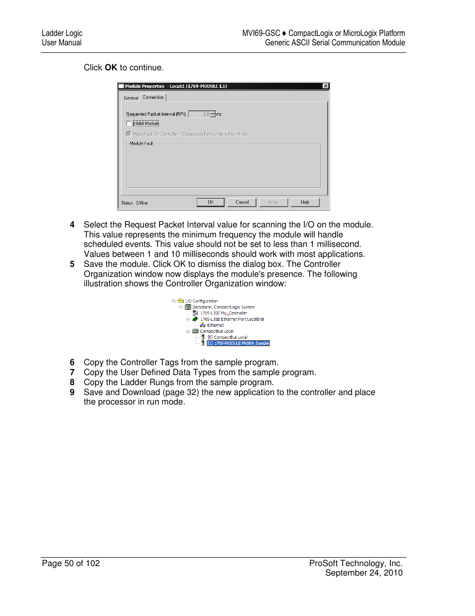 ProSoft Technology MVI69-GSC User Manual | Page 50 / 102