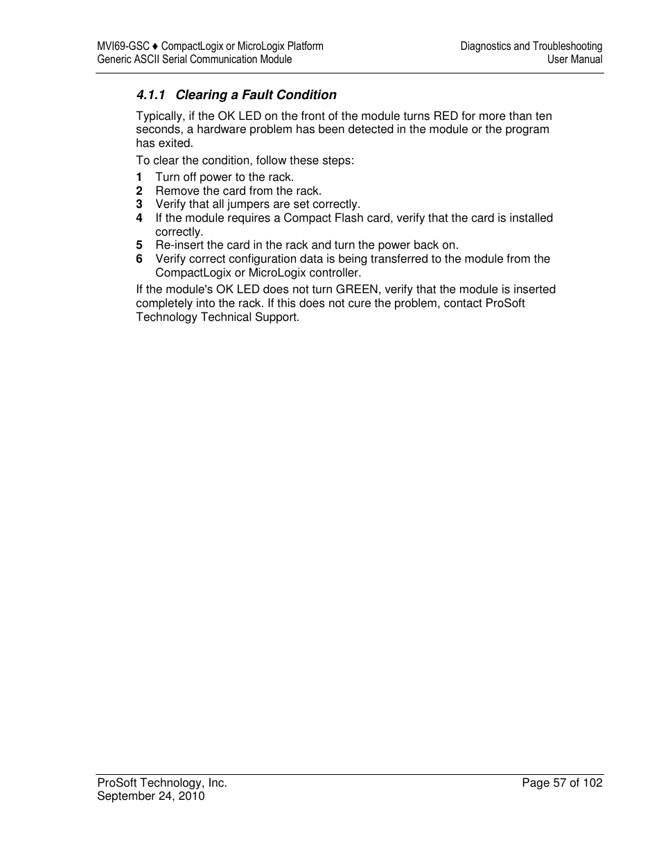 ProSoft Technology MVI69-GSC User Manual | Page 57 / 102