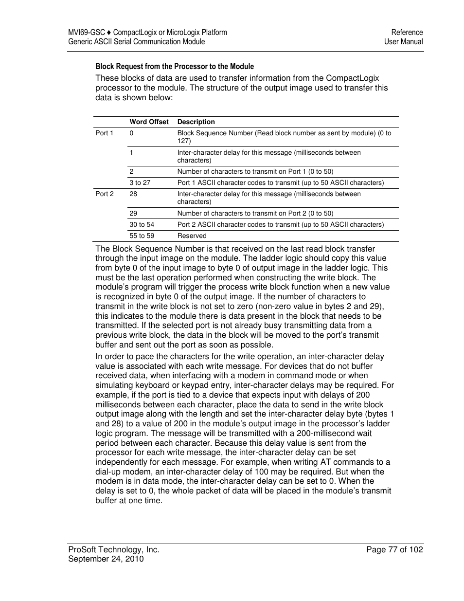 ProSoft Technology MVI69-GSC User Manual | Page 77 / 102