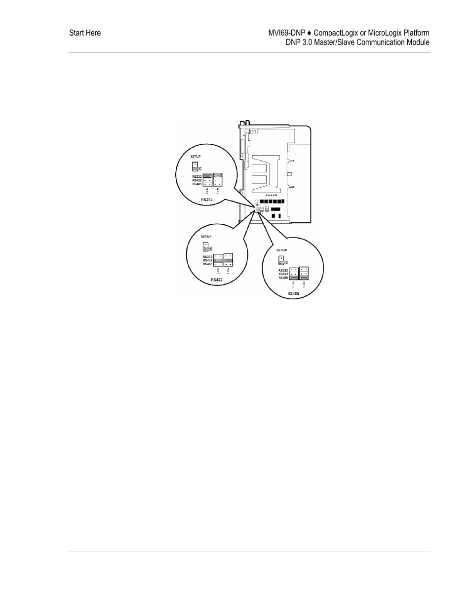 Setting jumpers, Setting, Jumpers | ProSoft Technology MVI69-DNP User Manual | Page 11 / 129