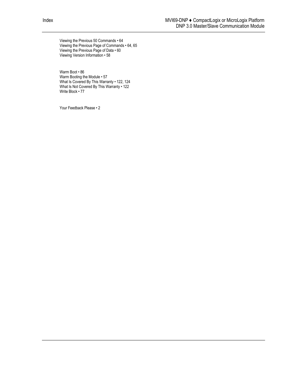 ProSoft Technology MVI69-DNP User Manual | Page 129 / 129