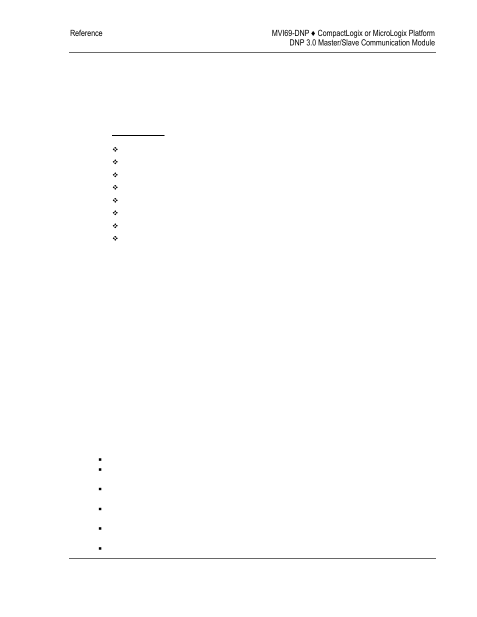 Reference, Product specifications, Ge 69) | 5 reference | ProSoft Technology MVI69-DNP User Manual | Page 69 / 129