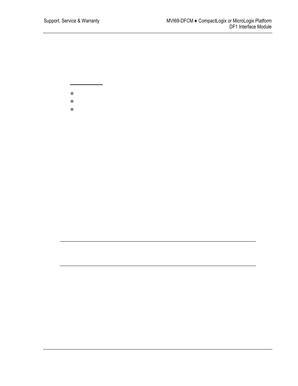 Support, service & warranty, How to contact us: technical support, 6support, service & warranty | ProSoft Technology MVI69-DFCM User Manual | Page 107 / 117