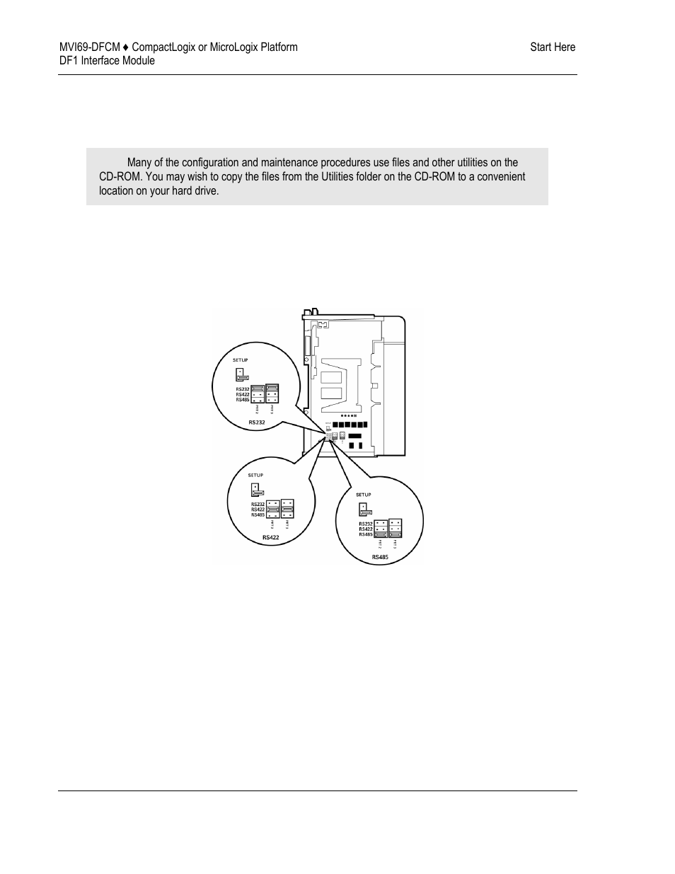 Setting jumpers, Setting, Jumpers | ProSoft Technology MVI69-DFCM User Manual | Page 12 / 117