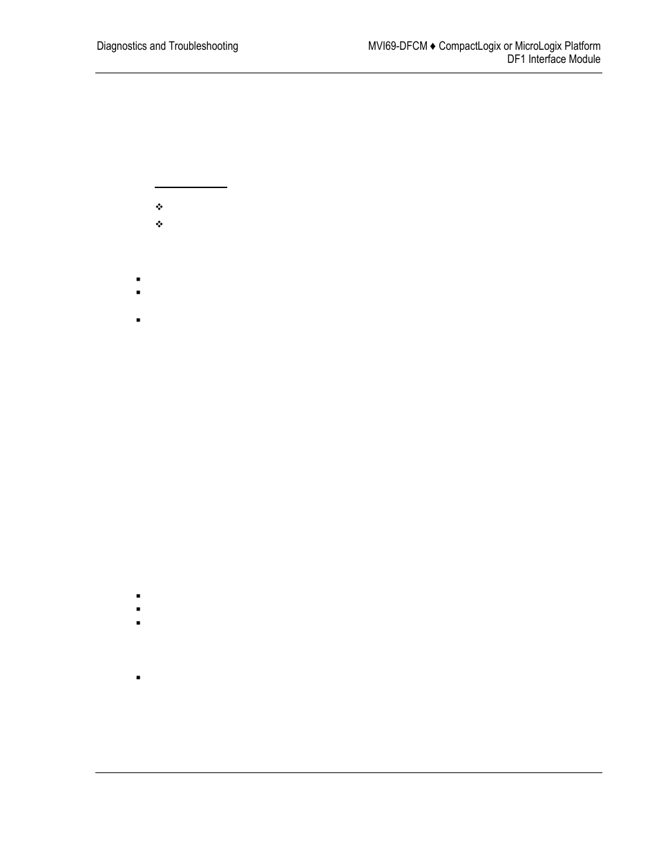 Diagnostics and troubleshooting, Reading status data from the module, E 45) | 4 diagnostics and troubleshooting | ProSoft Technology MVI69-DFCM User Manual | Page 45 / 117