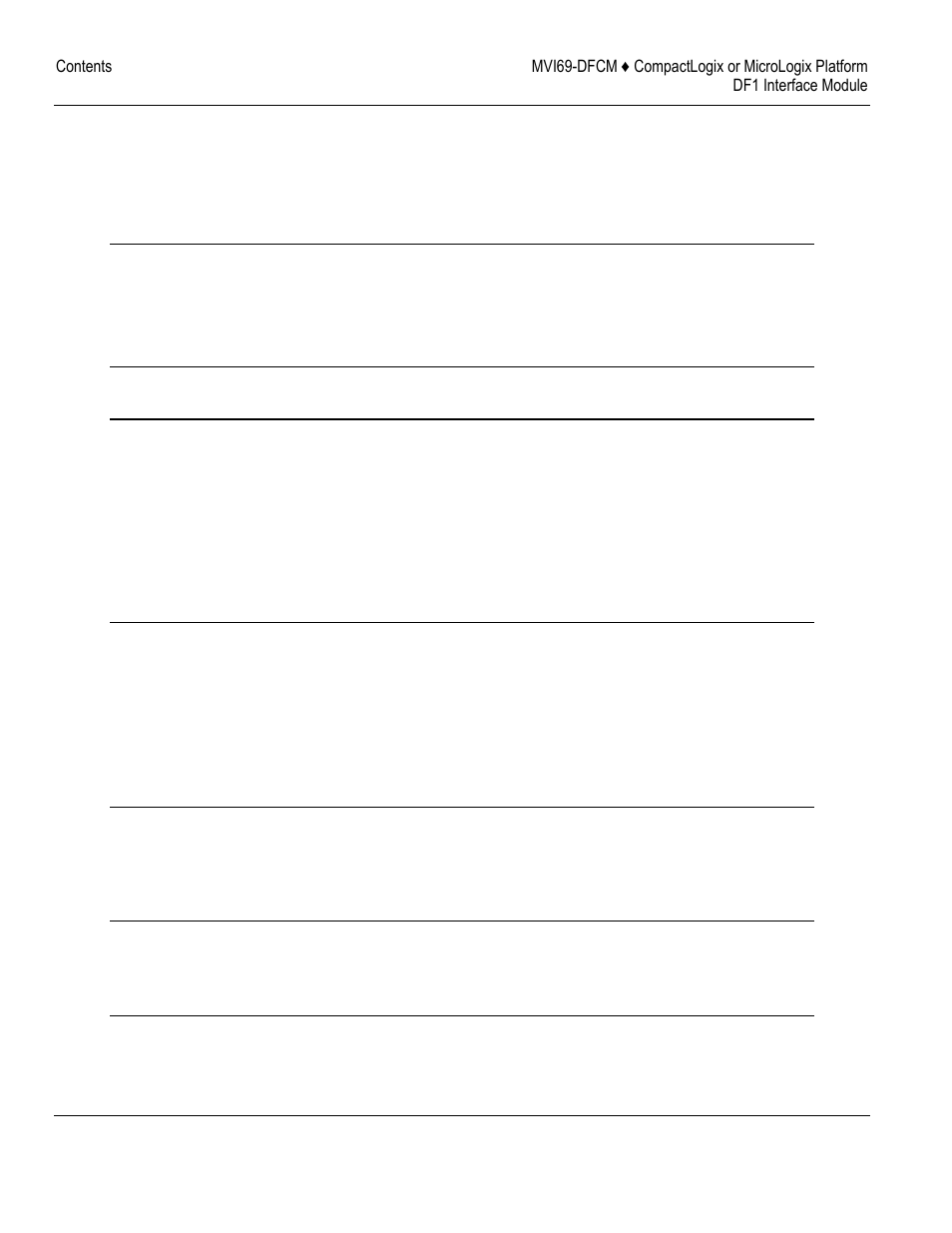 ProSoft Technology MVI69-DFCM User Manual | Page 5 / 117