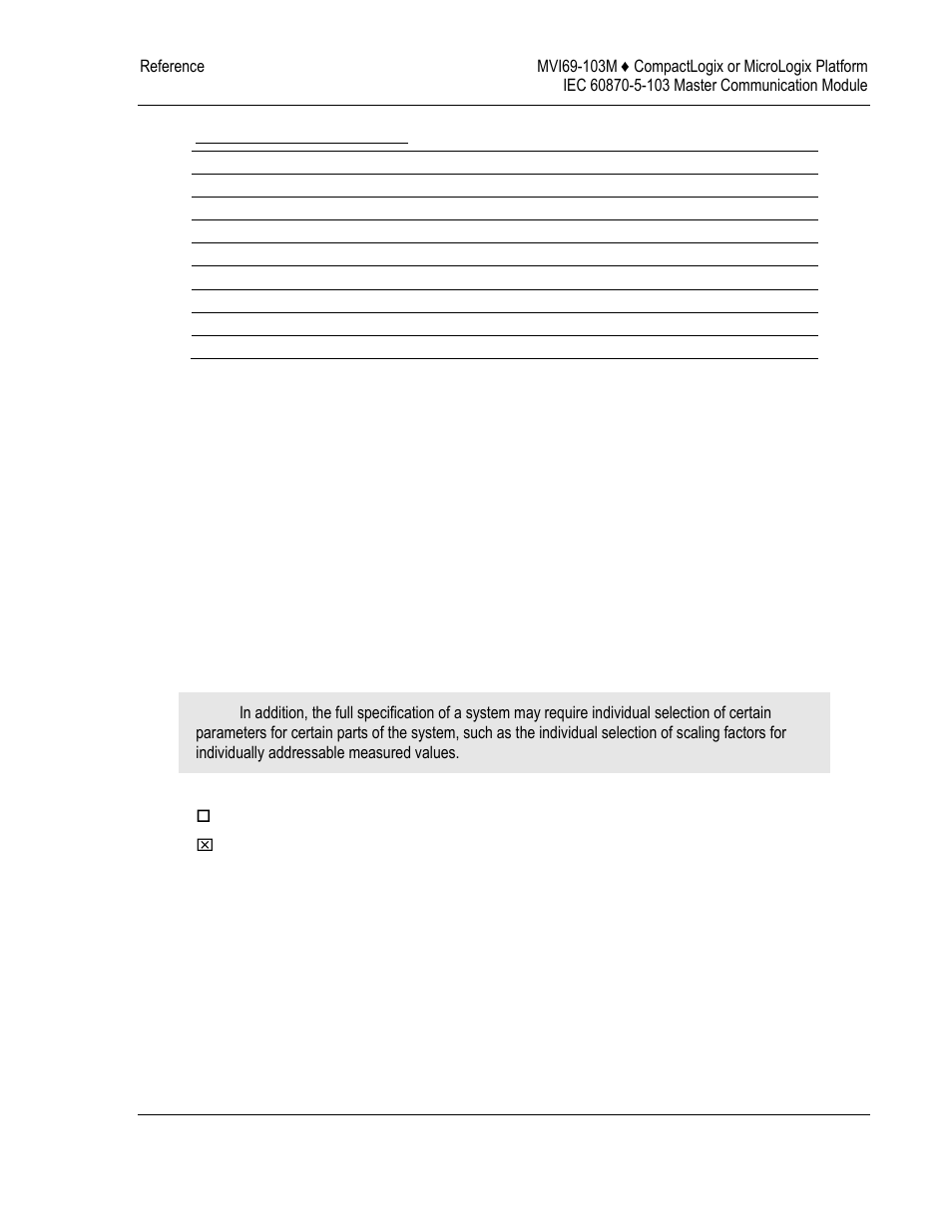 Protocol interoperability documentation, Protocol, Interoperability documentation | ProSoft Technology MVI69-103M User Manual | Page 113 / 131