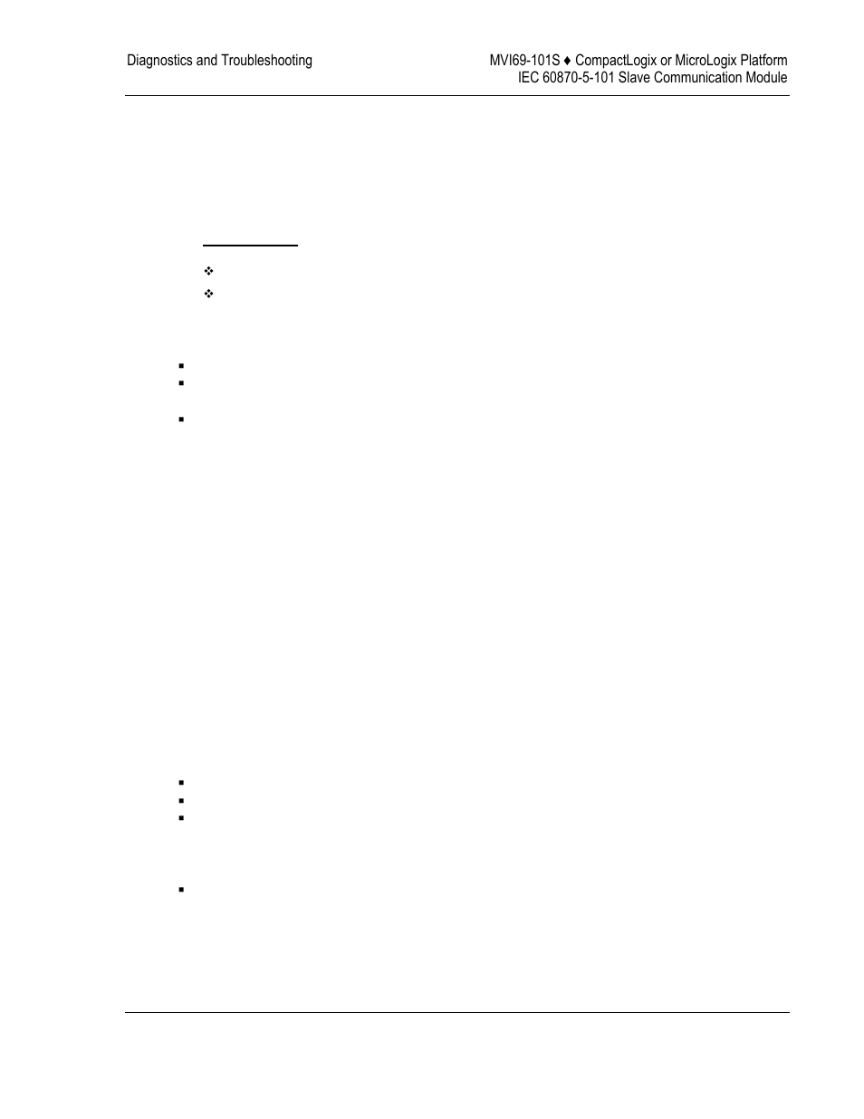 Diagnostics and troubleshooting, Reading status data from the module, Required hardware | 4 diagnostics and troubleshooting | ProSoft Technology MVI69-101S User Manual | Page 57 / 149