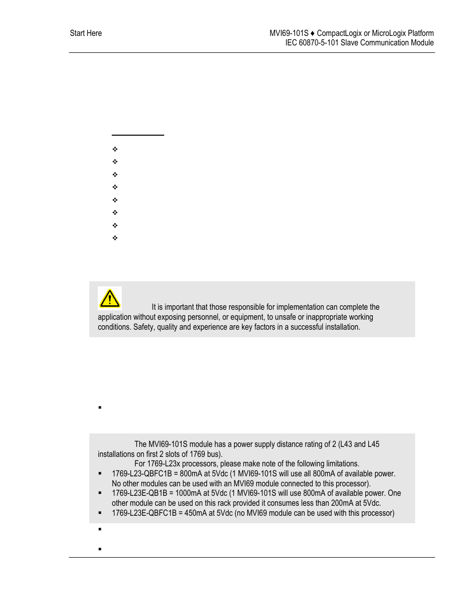 Start here, System requirements, Ge 9) | 1 start here | ProSoft Technology MVI69-101S User Manual | Page 9 / 149