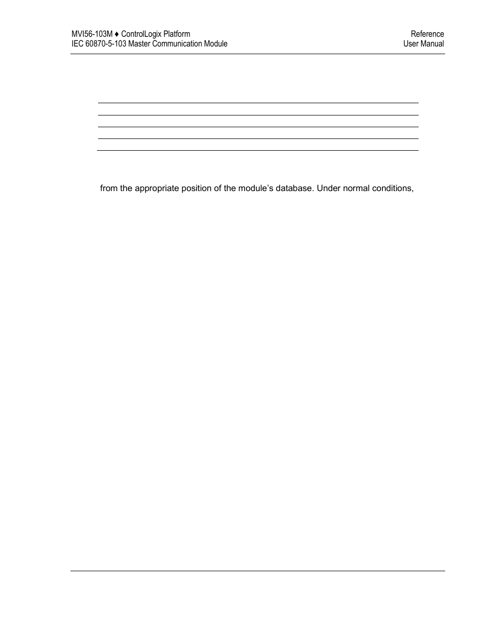 ProSoft Technology MVI56-103M User Manual | Page 103 / 152