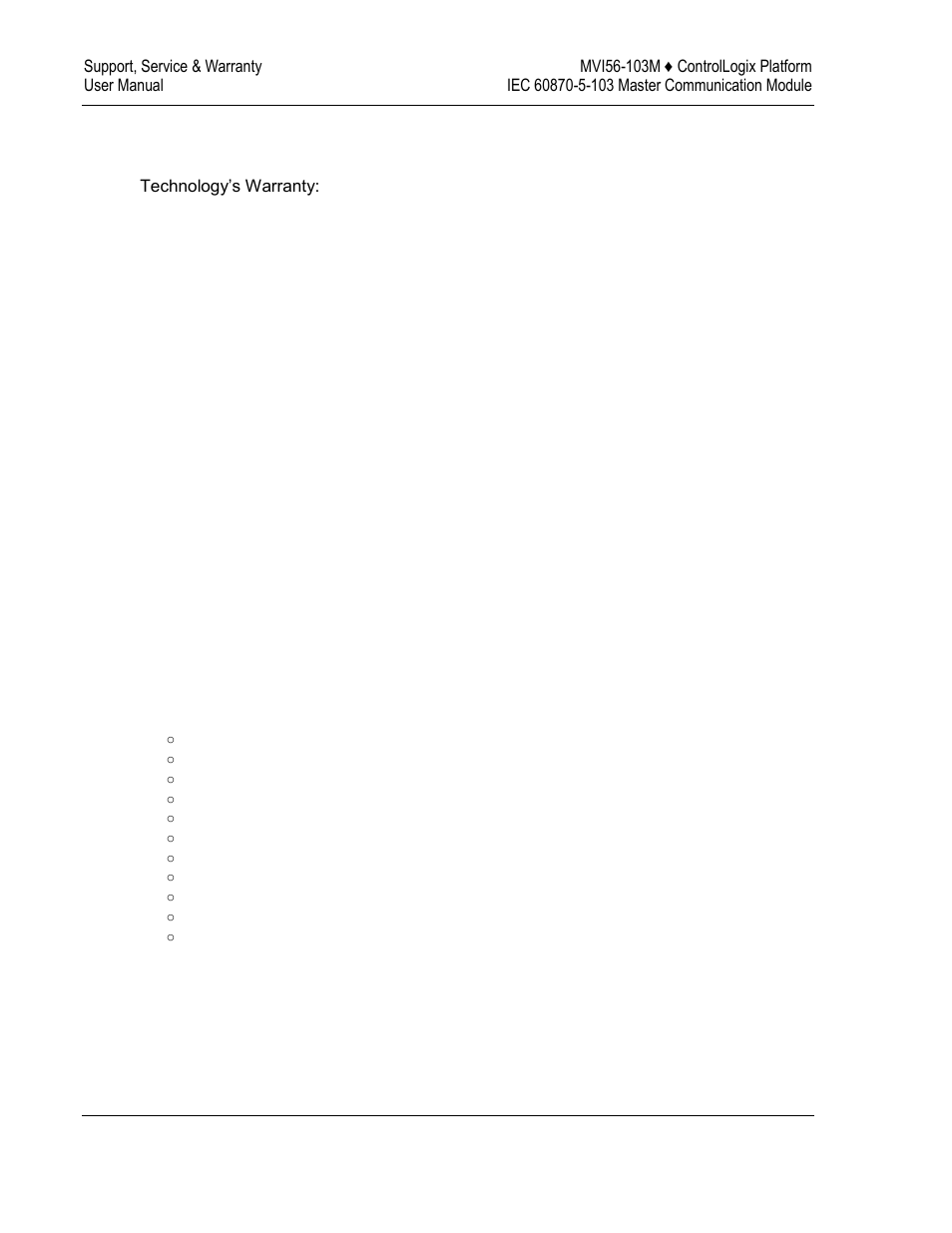 ProSoft Technology MVI56-103M User Manual | Page 144 / 152