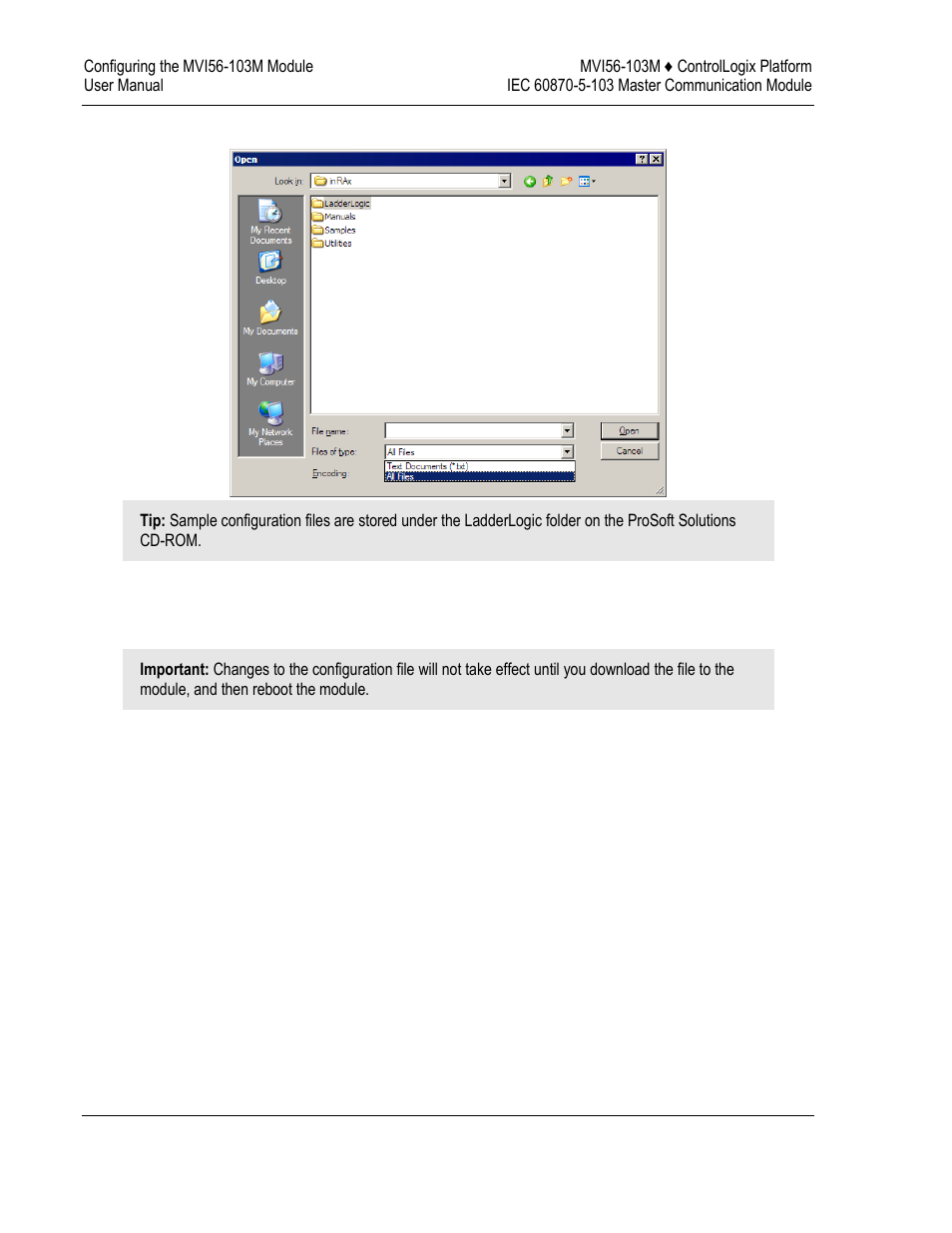ProSoft Technology MVI56-103M User Manual | Page 26 / 152