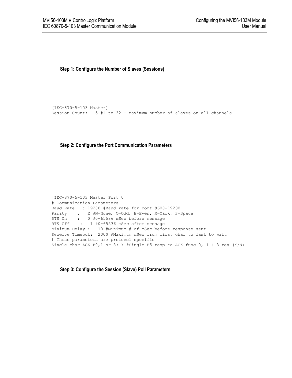 Quick start | ProSoft Technology MVI56-103M User Manual | Page 27 / 152