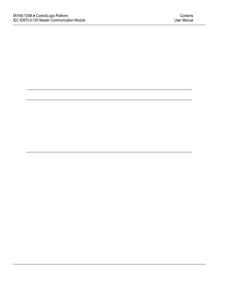 ProSoft Technology MVI56-103M User Manual | Page 5 / 152