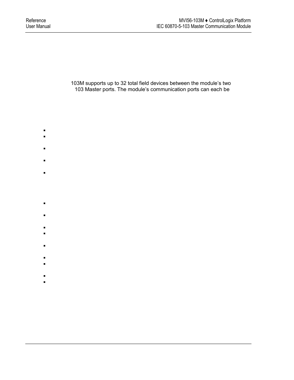 Product specifications | ProSoft Technology MVI56-103M User Manual | Page 90 / 152