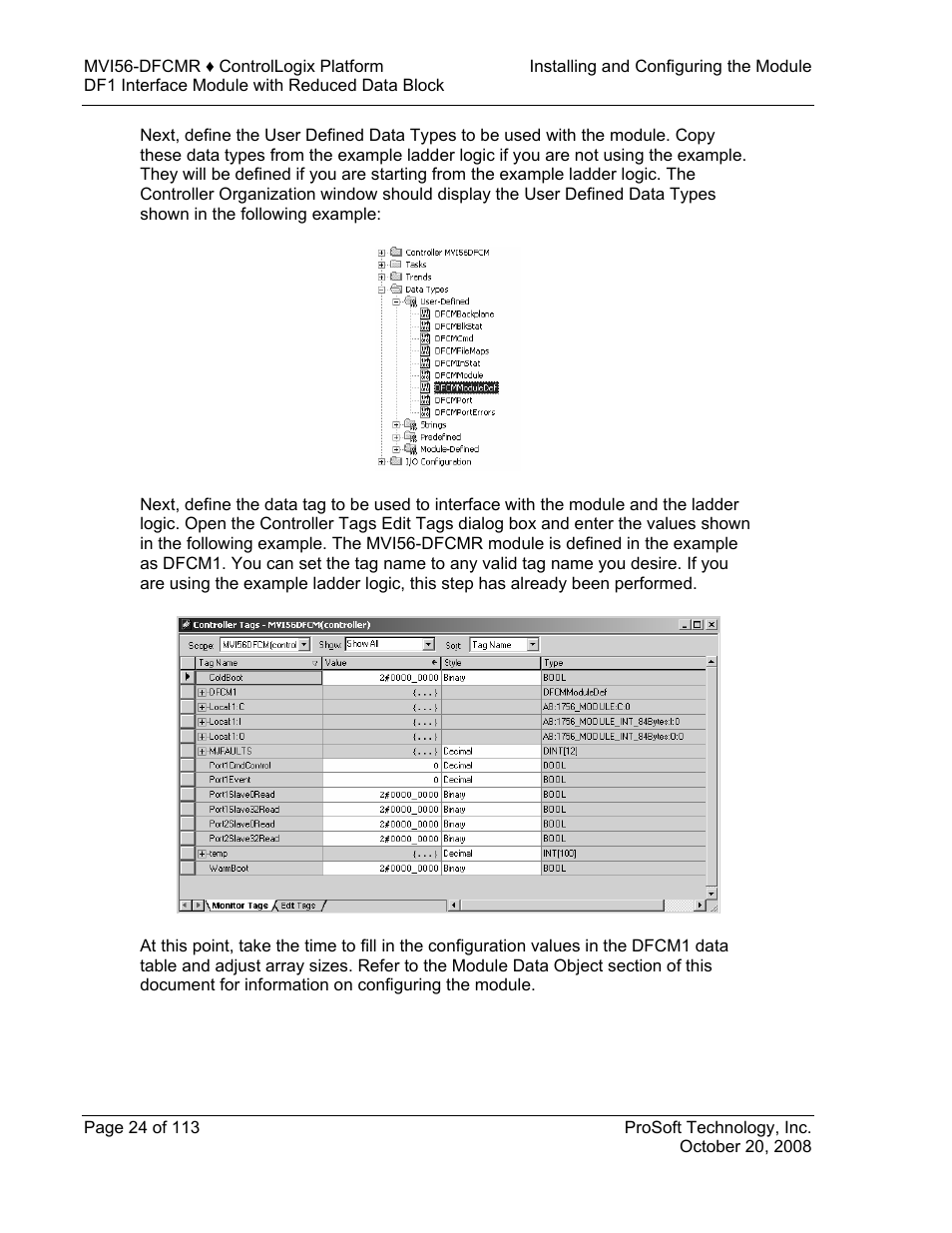 ProSoft Technology MVI56-DFCMR User Manual | Page 24 / 113
