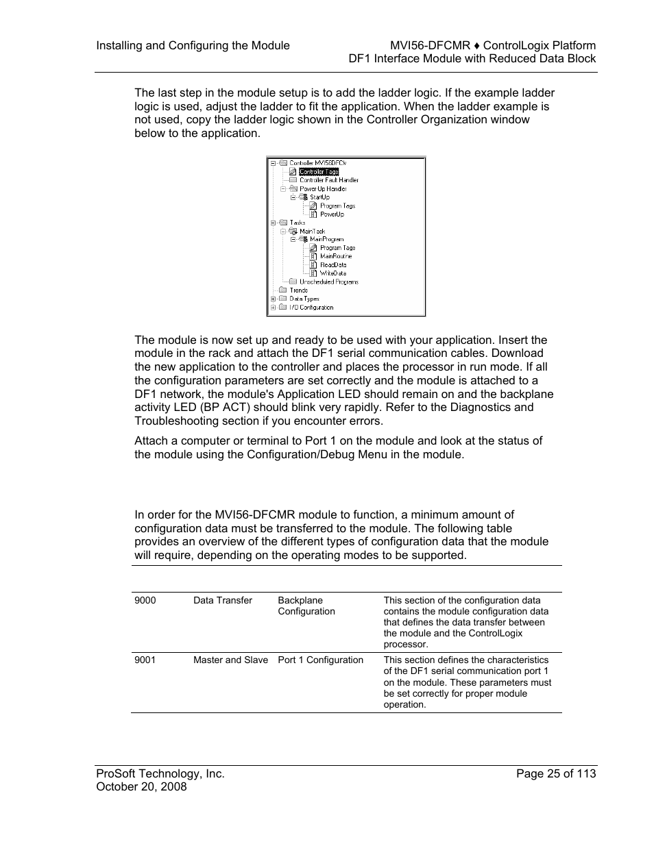 Modifying the configuration data, Modifying, Configuration data | ProSoft Technology MVI56-DFCMR User Manual | Page 25 / 113