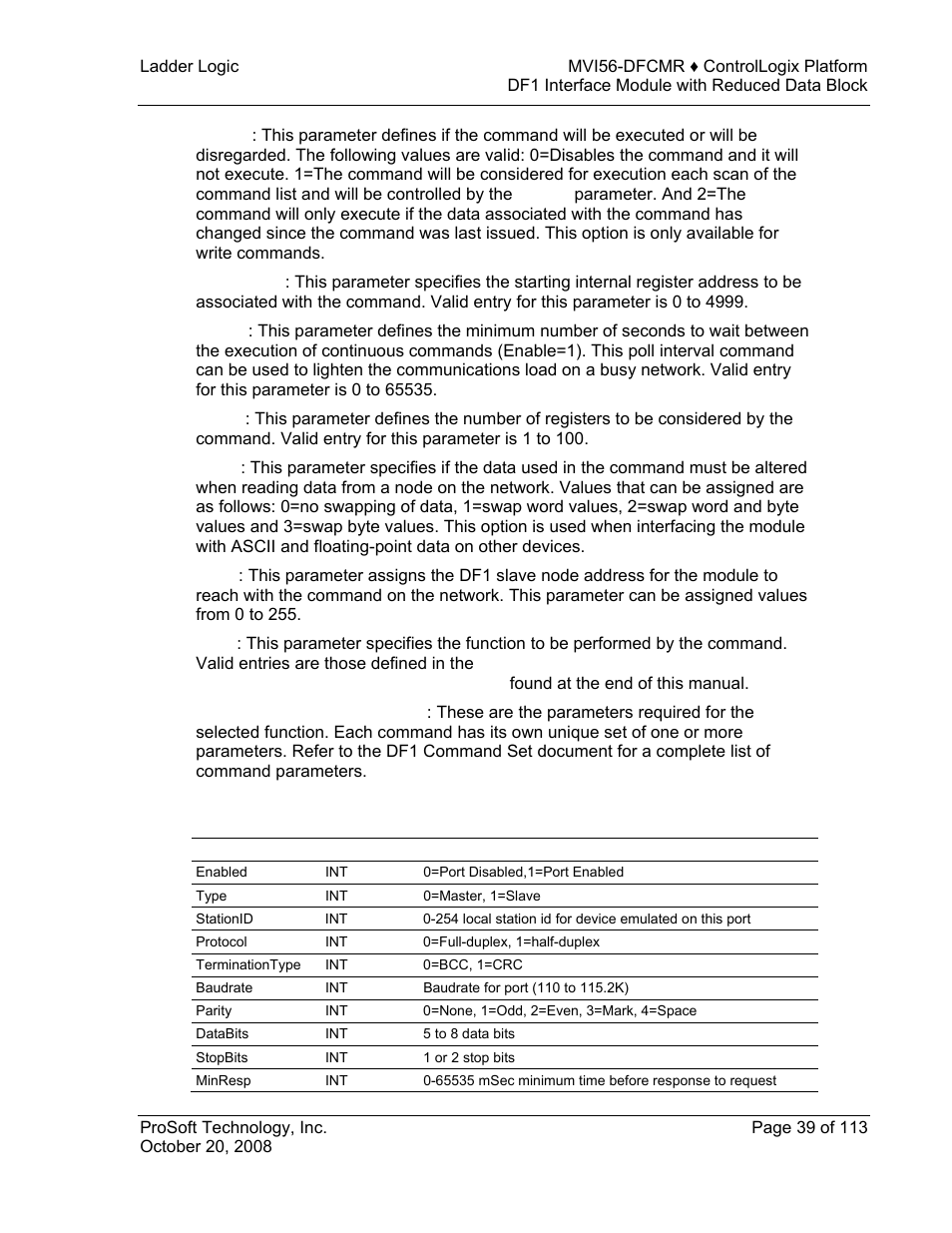 ProSoft Technology MVI56-DFCMR User Manual | Page 39 / 113