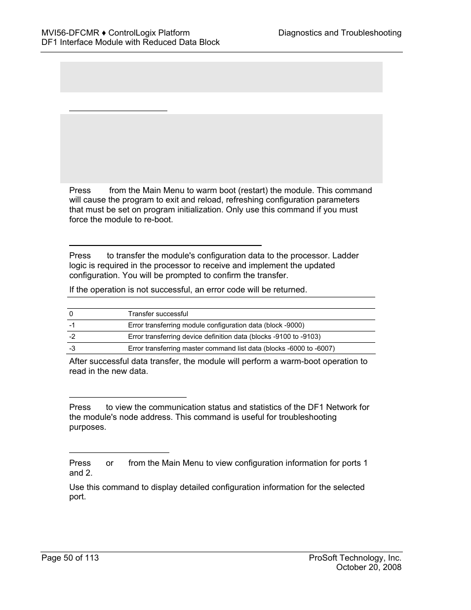 ProSoft Technology MVI56-DFCMR User Manual | Page 50 / 113