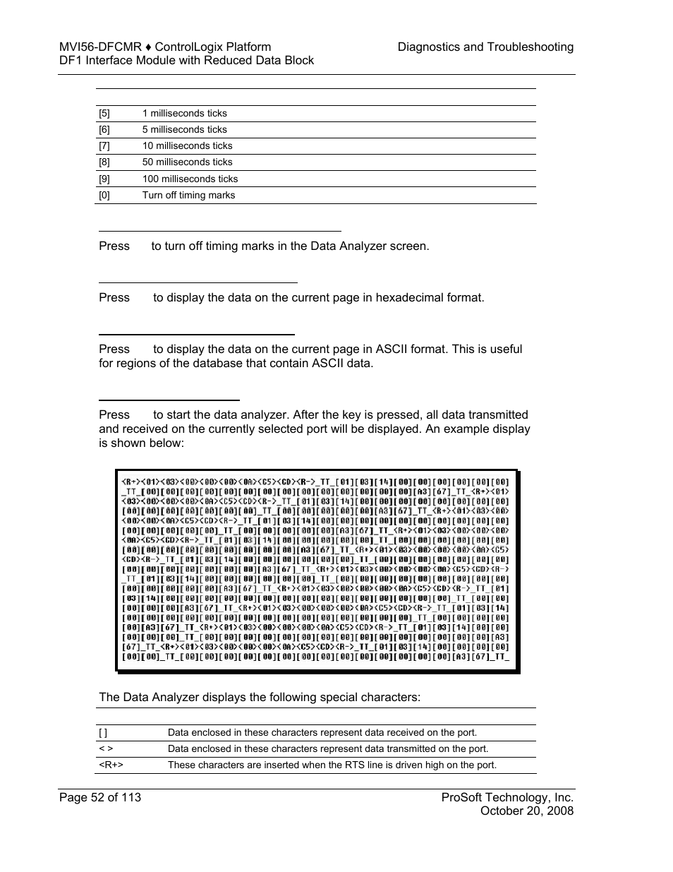 ProSoft Technology MVI56-DFCMR User Manual | Page 52 / 113