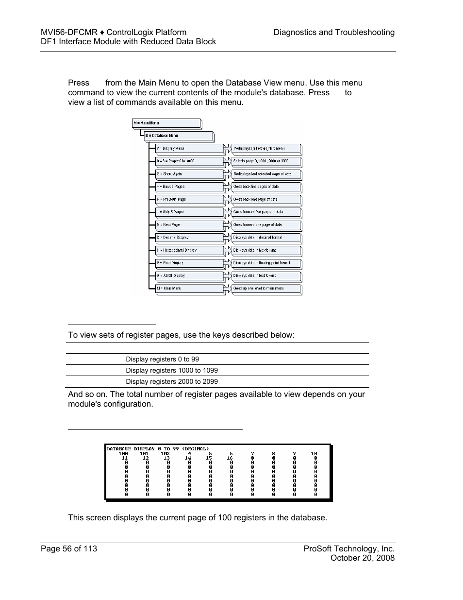 ProSoft Technology MVI56-DFCMR User Manual | Page 56 / 113