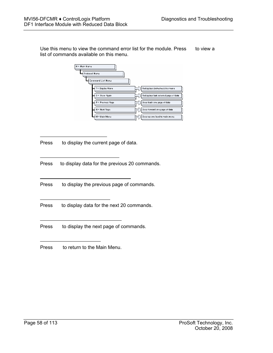 ProSoft Technology MVI56-DFCMR User Manual | Page 58 / 113