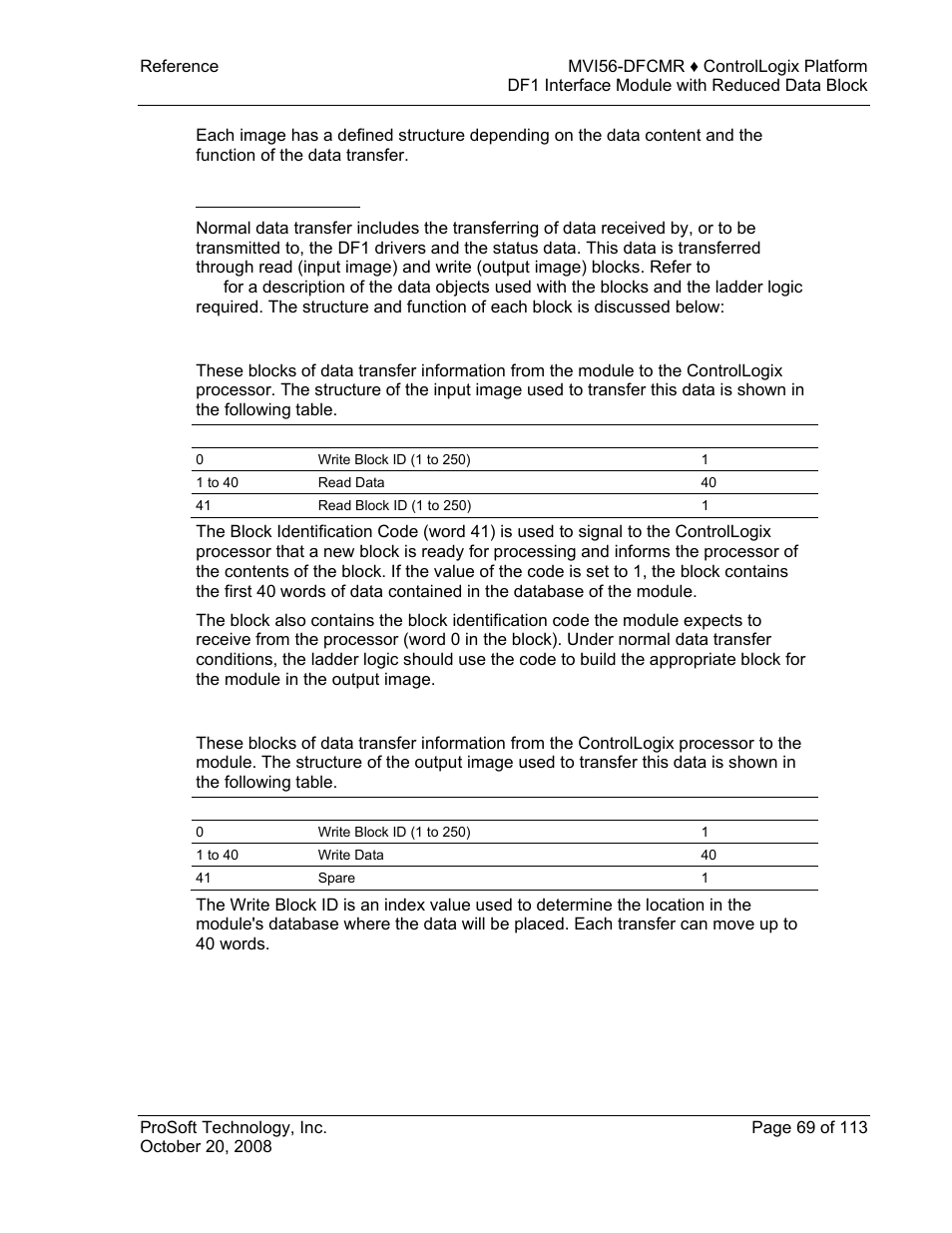 ProSoft Technology MVI56-DFCMR User Manual | Page 69 / 113