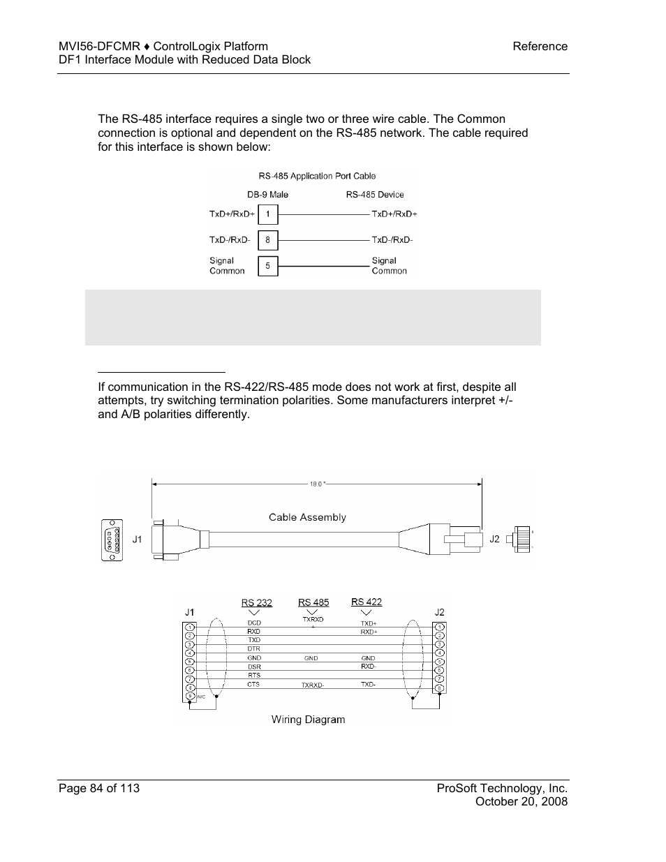 ProSoft Technology MVI56-DFCMR User Manual | Page 84 / 113