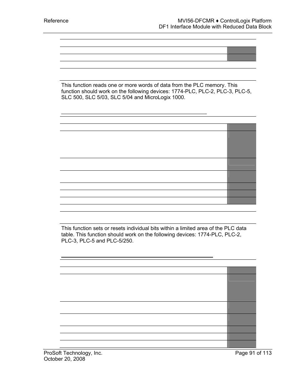 ProSoft Technology MVI56-DFCMR User Manual | Page 91 / 113