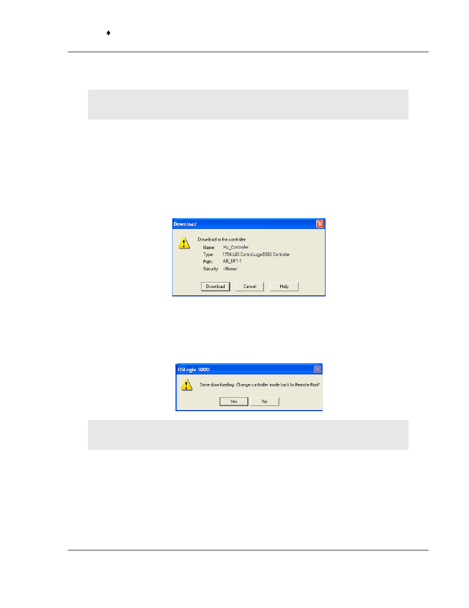 Downloading the sample program to the processor | ProSoft Technology MVI56-LTQ User Manual | Page 19 / 98
