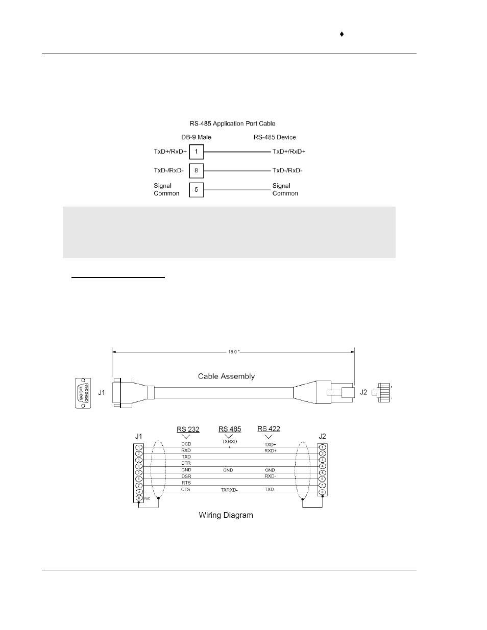 Rs-485 application port(s), Rs-485 and rs-422 tip, Db9 to rj45 adaptor (cable 14) | ProSoft Technology MVI56-LTQ User Manual | Page 72 / 98