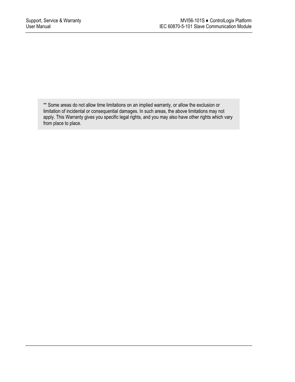 ProSoft Technology MVI56-101S User Manual | Page 190 / 193