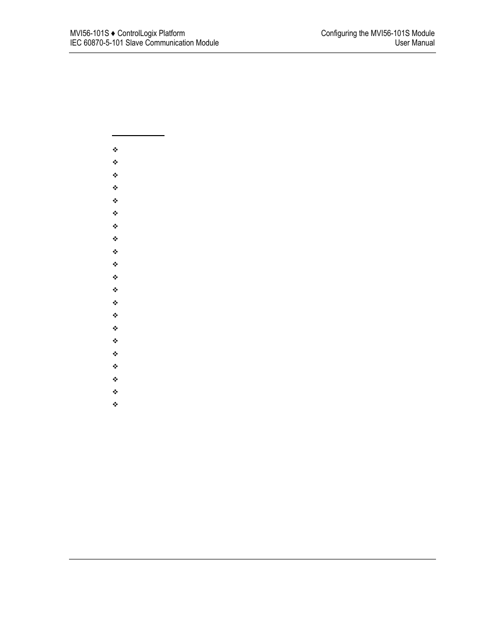 ProSoft Technology MVI56-101S User Manual | Page 31 / 193
